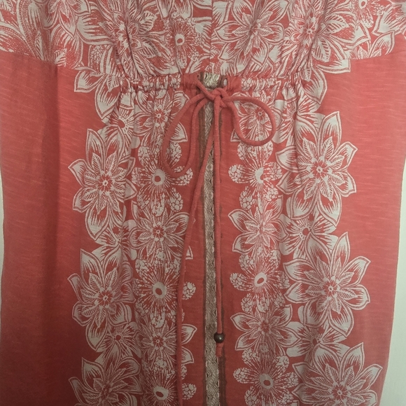 Tommy Bahama Women's Coral Floral Casual Dress - Picture 5 of 5